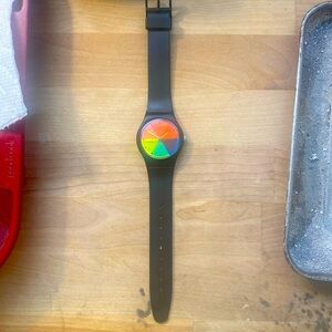 Vintage 80’s The Metropolitan Museum of Art rainbow watch